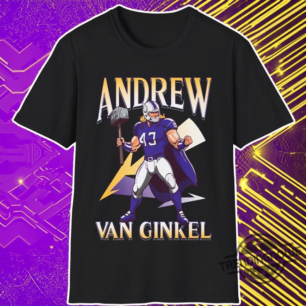 Andrew Van Ginkel Shirt Viking Nations Giveaway Andrew Van Ginkel T Shirt