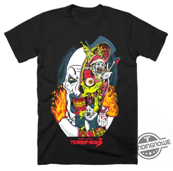 Terrifier 3 Season Of Slaughter Shirt Terrifier 3 T Shirt Sweatshirt Hoodie trendingnowe 1