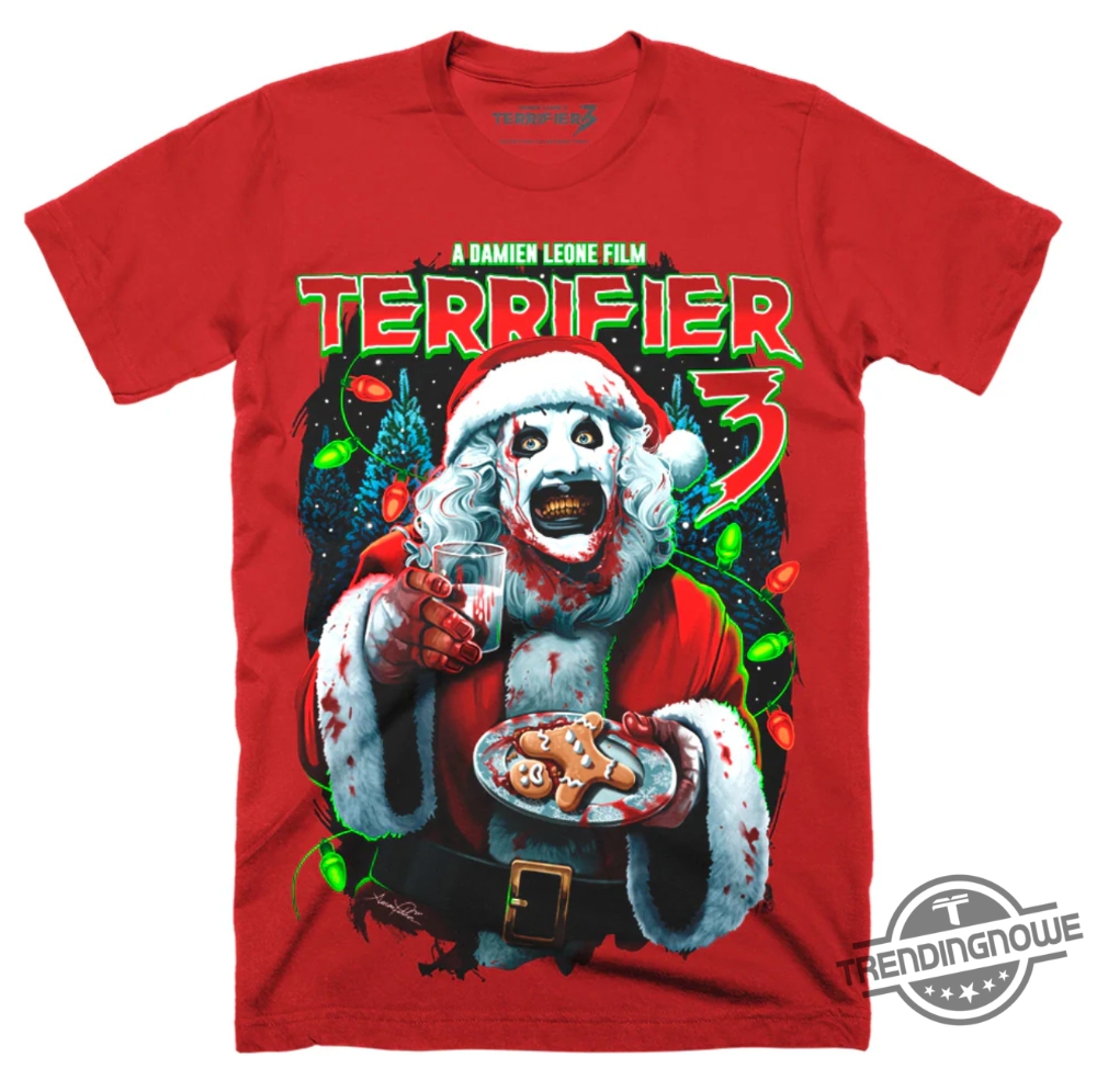 Terrifier 3 Milk And Carnage Shirt Terrifier 3 T Shirt Sweatshirt Hoodie