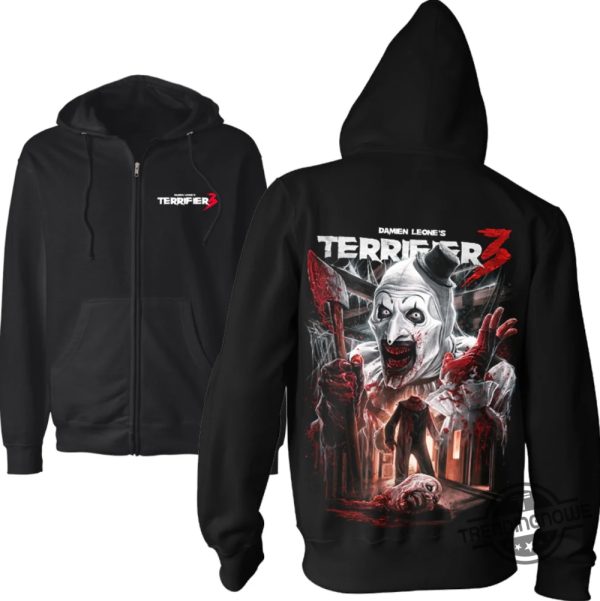 Terrifier 3 Heads Will Roll Shirt Terrifier 3 T Shirt Sweatshirt Hoodie trendingnowe 1 1