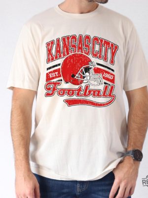 Vintage Kansas City Football Shirt Kc Chiefs Shirt Game Day Shirt Sports Fan Gifts Cheifs Shirt revetee 4