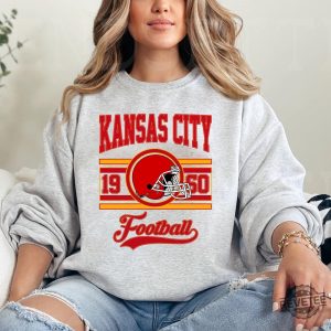 Retro Kansas City Football Shirt Vintage Style Kansas City Football Crewneck Kansas City Football Fan Shirt revetee 2