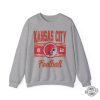 Retro Kansas City Football Gift Kansas City Vintage Football Sweater Kansas City Football Crewneck For Women revetee 1