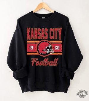 Retro Kansas City Football Gift Kansas City Vintage Football Sweater Kansas City Football Crewneck For Women revetee 7