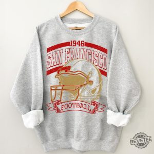 San Francisco Football Sweatshirt Sun Day Football Graphic Tee Gift For Football Fan Sport revetee 3