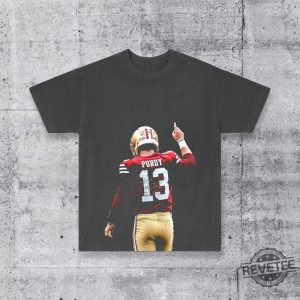 Brock Purdy San Francisco Football Vintage 90S Streetwear Heavyweight T Shirt Brock Purdy Shirt revetee 2