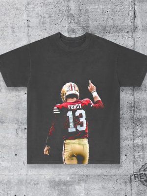 Brock Purdy San Francisco Football Vintage 90S Streetwear Heavyweight T Shirt Brock Purdy Shirt revetee 2