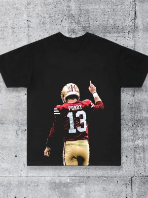 Brock Purdy San Francisco Football Vintage 90S Streetwear Heavyweight T Shirt Brock Purdy Shirt revetee 3