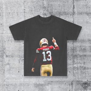 Brock Purdy San Francisco Football Vintage 90S Streetwear Heavyweight T Shirt Brock Purdy Shirt revetee 4