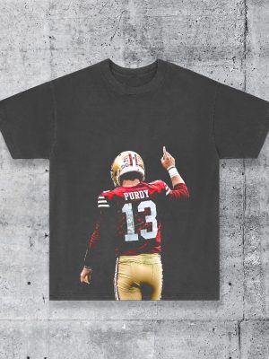 Brock Purdy San Francisco Football Vintage 90S Streetwear Heavyweight T Shirt Brock Purdy Shirt revetee 4