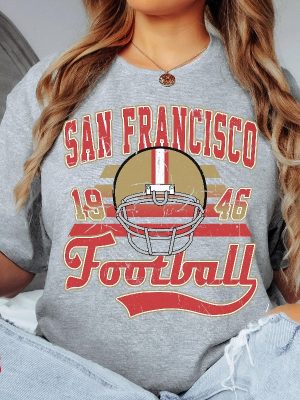 San Francisco Football Crewneck Sweatshirt Tshirt Vintage 49Ers Shirt 49Ers Game Today revetee 2