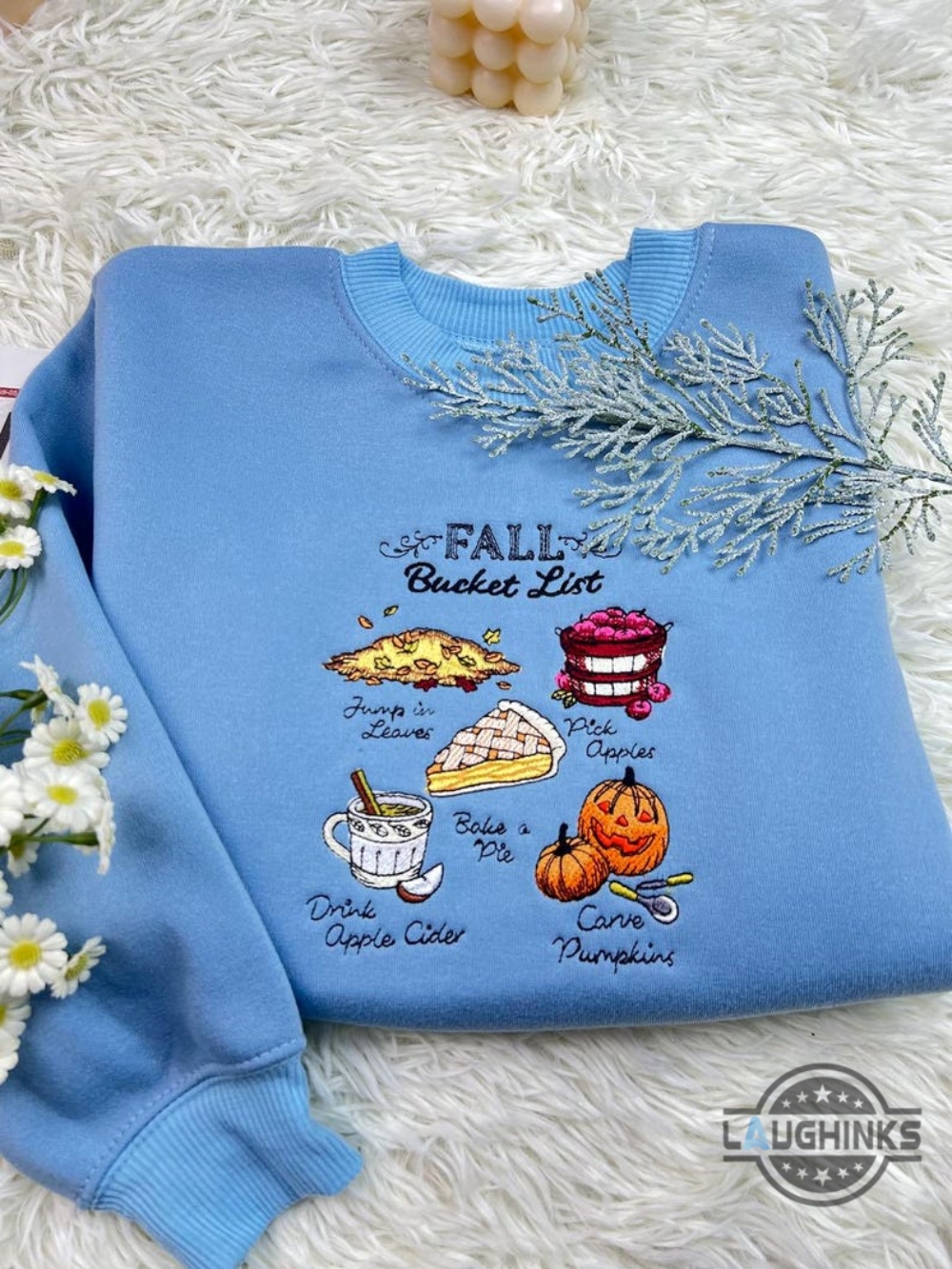 fall bucket list 2024 ideas sweatshirt t shirt hoodie for adults