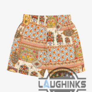 replica travis kelce perte dego patchwork hawaiian shirt and shorts in florida with the kansas city chiefs football team laughinks 2