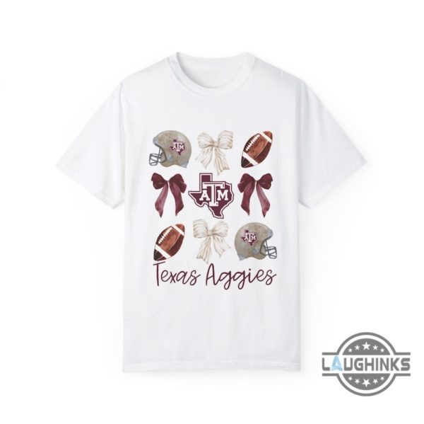 texans tshirt sweatshirt hoodie mommy and me texas a and m college football game day matching outfit bow gift for aggie fans laughinks 2