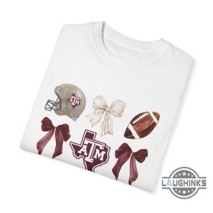 texans tshirt sweatshirt hoodie mommy and me texas a and m college football game day matching outfit bow gift for aggie fans laughinks 3