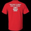 Welcome To Jersey Home Shirt Rutgersgarett Welcome To Jersey Home Of 3 Bosses Tony Bruce Greg Shirt trendingnowe 2