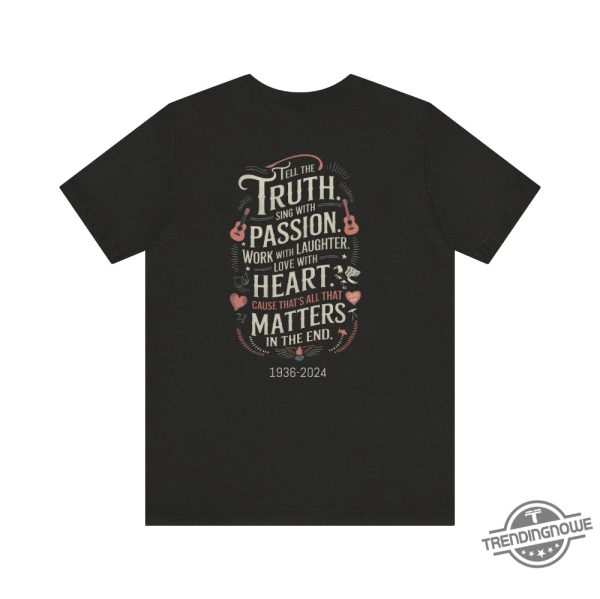 Kris Kristofferson Commemorative Shirt With Quote Celebrate The Life Of The Country Music Icon trendingnowe 1