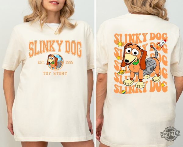 Toy Story Slinky Dog Shirt Slinky Dog Birthday Shirt Toy Story Matching Shirt Adult Slinky Dog Costume revetee 1