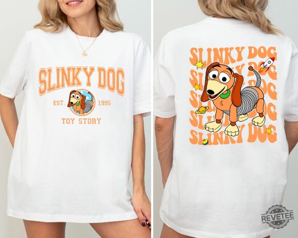 Toy Story Slinky Dog Shirt Slinky Dog Birthday Shirt Toy Story Matching Shirt Adult Slinky Dog Costume revetee 5