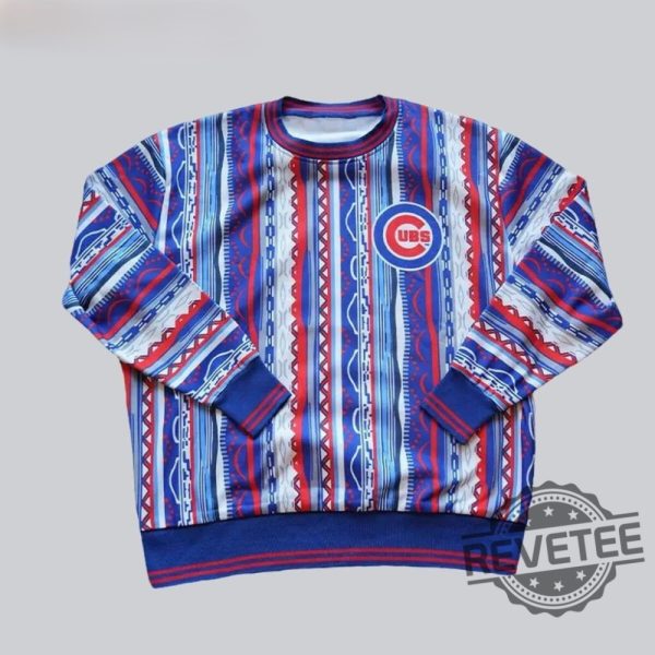 Cubs Pat Hughes Sweater 2024 Giveaways Pat Hughes Sweatshirt revetee 1