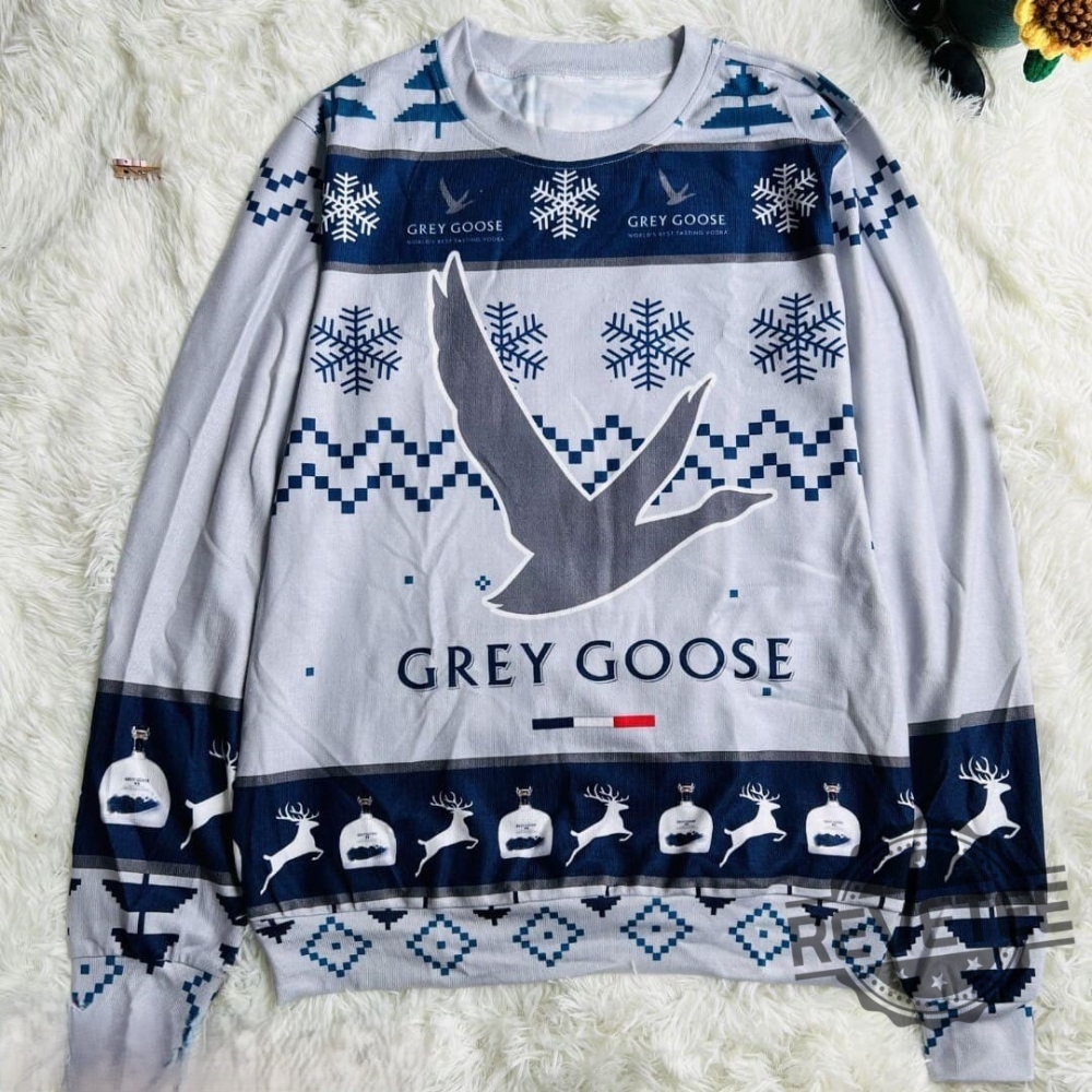 Grey Goose Vodka Christmas Sweater Grey Goose Vodka Christmas Sweatshirt