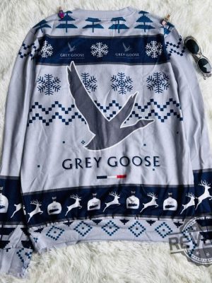 Grey Goose Vodka Christmas Sweater Grey Goose Vodka Christmas Sweatshirt revetee 2