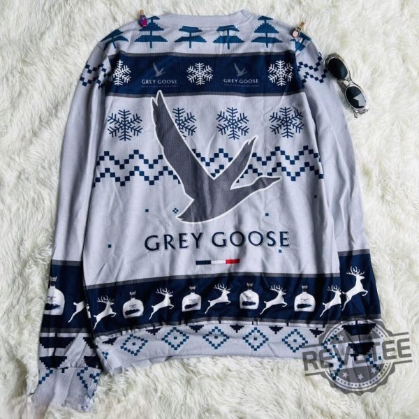 Grey Goose Vodka Christmas Sweater Grey Goose Vodka Christmas Sweatshirt revetee 2