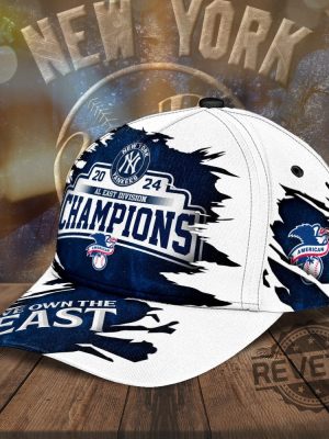 Yankees 2024 Al East Division Champions We Own The East Hat revetee 3