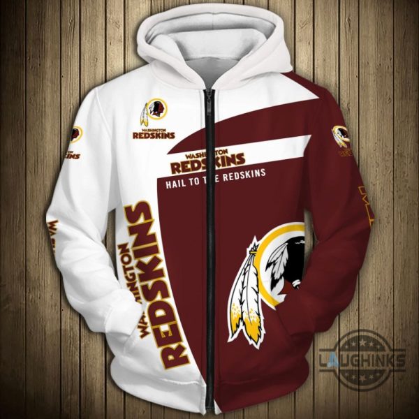 cheap football washington redskins hoodie t shirt sweatshirt hail to the redskin tee laughinks 3