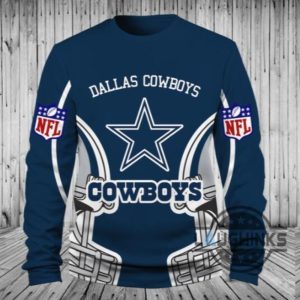 nfl 3d helmet dallas cowboys shirt sweatshirt hoodie