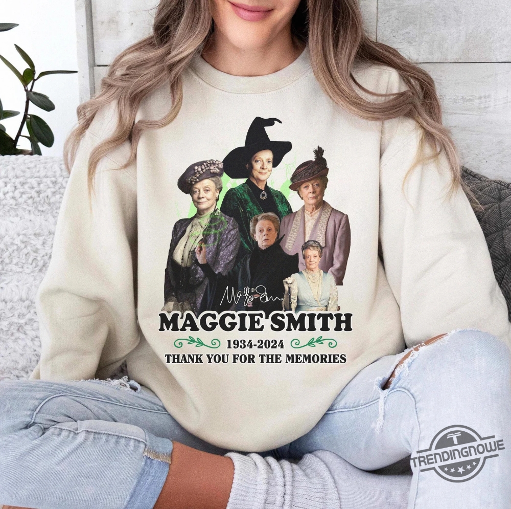 Rip Professor Mcgonagall Shirt Halloween Sweatshirt Maggie Smith Rip Shirt Maggie Smith T Shirt Hogwarts Shirt Gryffindor Shirt