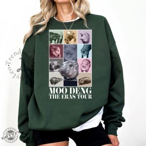 Moodeng Hippo The Eras Tour Shirt Baby Hippo Khao Kheow Open Zoo Tshirt Cute Moo Deng Sweatshirt Moo Deng Trending Viral Shirt giftyzy 4