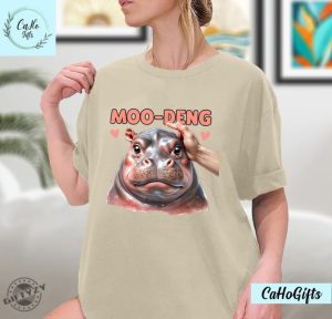 Moo Deng Bouncy Pig In Thai Picture The Cute Baby Hippo Shirt Baby Hippo Khao Kheow Open Zoo Tshirt Baby Hippo Shirt Sweatshirt Hoodie giftyzy 2