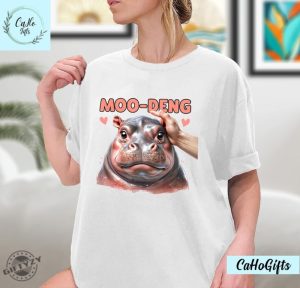 Moo Deng Bouncy Pig In Thai Picture The Cute Baby Hippo Shirt Baby Hippo Khao Kheow Open Zoo Tshirt Baby Hippo Shirt Sweatshirt Hoodie giftyzy 5