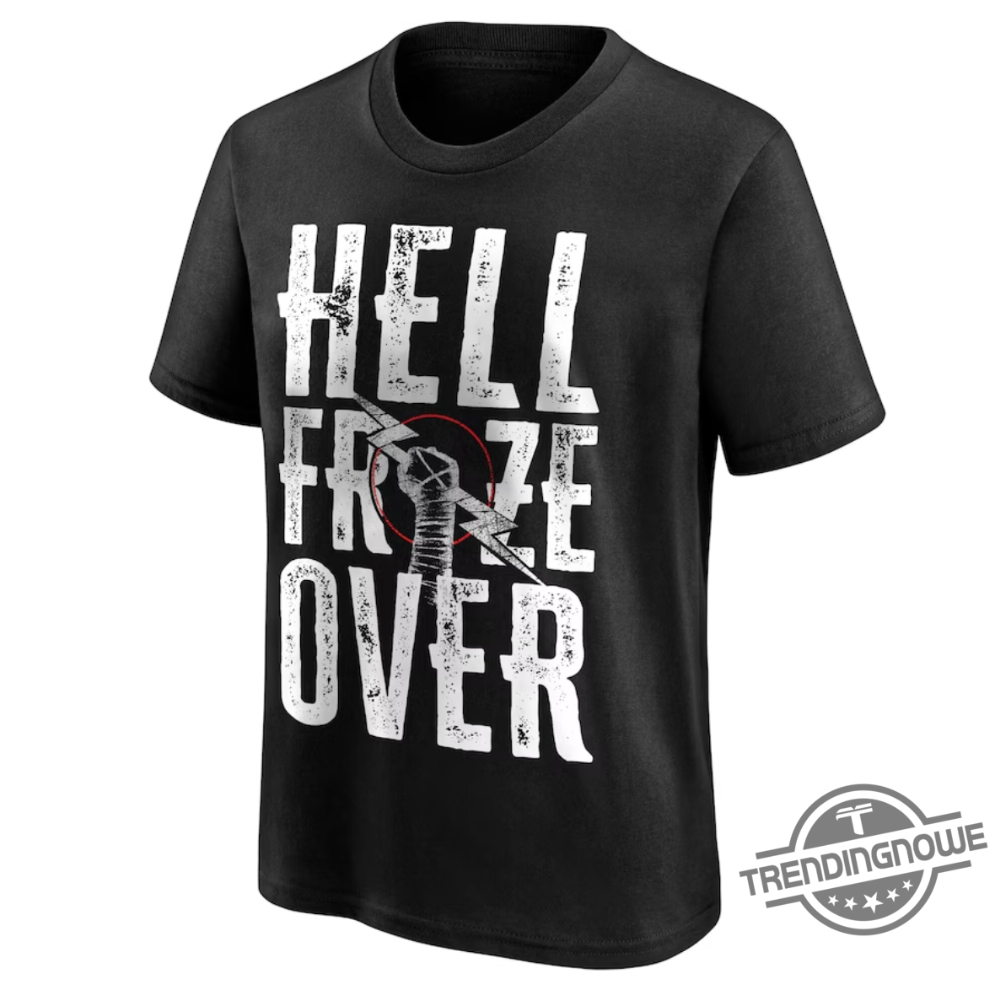 Cm Punk Shirt Cm Punk Hell Froze Over T Shirt