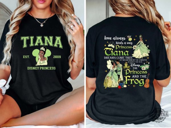 Retro Tiana Princess Shirt Disney Princess Shirt Princess And The Frog Shirt Princess Tiana Shirt revetee 1