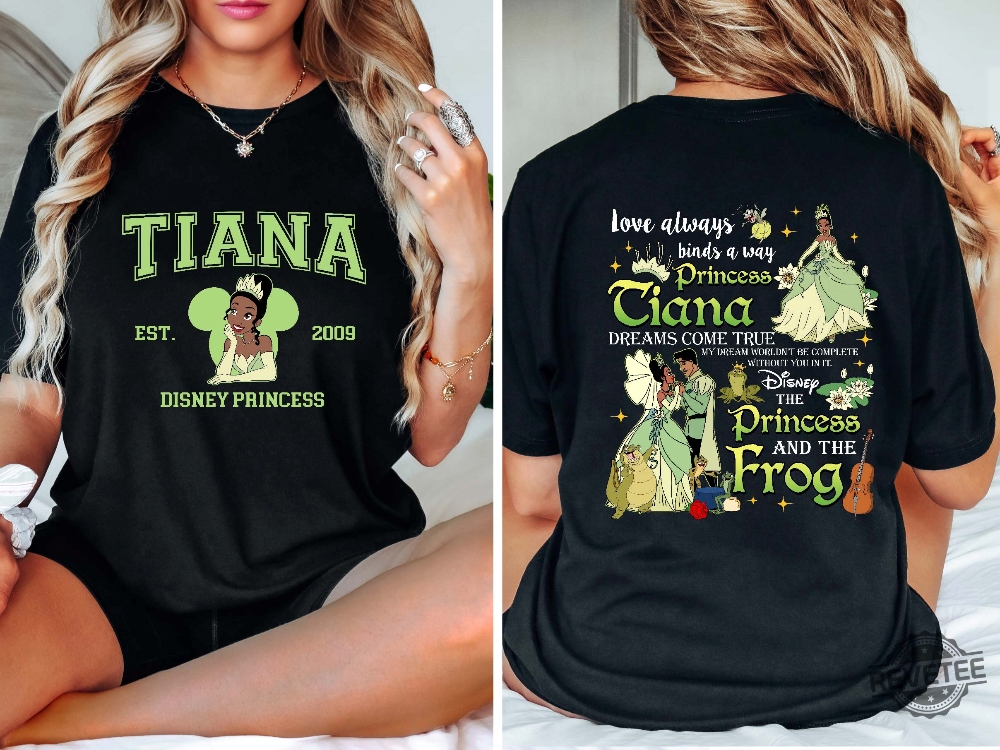 Retro Tiana Princess Shirt Disney Princess Shirt Princess And The Frog Shirt Princess Tiana Shirt revetee 1