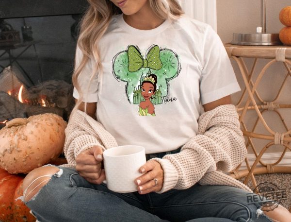 Tiana Disney Shirt Tiana Watercolor T Shirt Tiana Princess Shirt Cute Tiana Tee Princess Tiana Shirt revetee 1