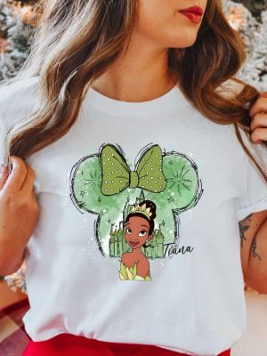 Tiana Disney Shirt Tiana Watercolor T Shirt Tiana Princess Shirt Cute Tiana Tee Princess Tiana Shirt revetee 2