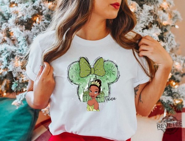 Tiana Disney Shirt Tiana Watercolor T Shirt Tiana Princess Shirt Cute Tiana Tee Princess Tiana Shirt revetee 2