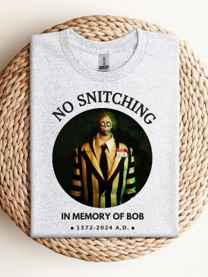 Beetlejuice No Snitching Bob Shirt Beetlejuice Bob Marley Shirt Bob Marley T Shirt revetee 2