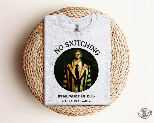 Beetlejuice No Snitching Bob Shirt Beetlejuice Bob Marley Shirt Bob Marley T Shirt revetee 2