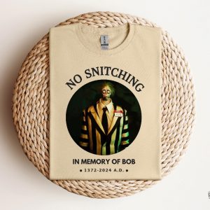 Beetlejuice No Snitching Bob Shirt Beetlejuice Bob Marley Shirt Bob Marley T Shirt revetee 3