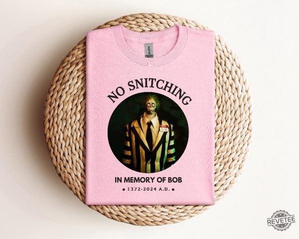 Beetlejuice No Snitching Bob Shirt Beetlejuice Bob Marley Shirt Bob Marley T Shirt revetee 4