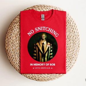 Beetlejuice No Snitching Bob Shirt Beetlejuice Bob Marley Shirt Bob Marley T Shirt revetee 5