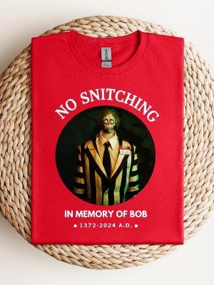 Beetlejuice No Snitching Bob Shirt Beetlejuice Bob Marley Shirt Bob Marley T Shirt revetee 5