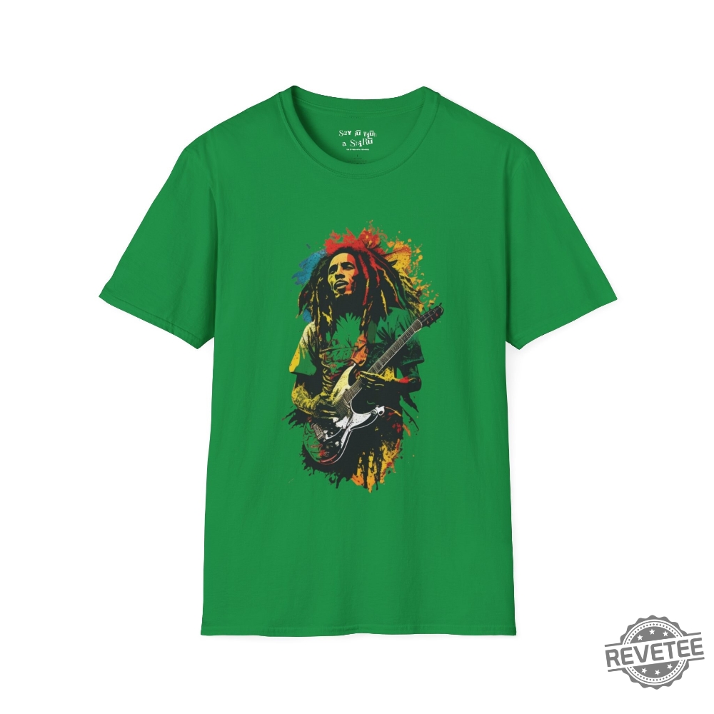 Bob Marley Rocking Out T Shirt Bob Marley T Shirt Bob Marley Shirt