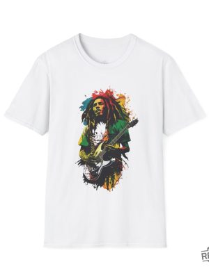 Bob Marley Rocking Out T Shirt Bob Marley T Shirt Bob Marley Shirt revetee 2