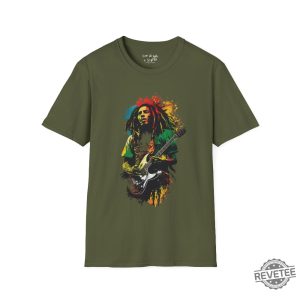 Bob Marley Rocking Out T Shirt Bob Marley T Shirt Bob Marley Shirt revetee 3