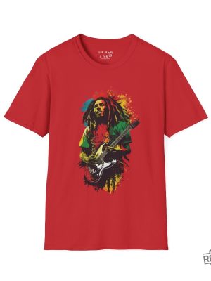 Bob Marley Rocking Out T Shirt Bob Marley T Shirt Bob Marley Shirt revetee 4